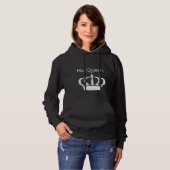Paar hoodies - zijn koningin - vrouw (Voorkant volledig)