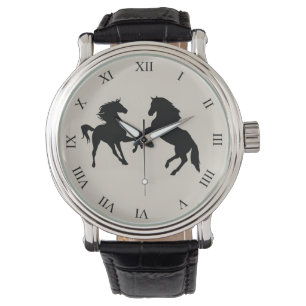 Paar Horse Watch Horloge