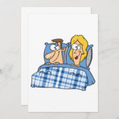 Paar in bed kaart (Voorkant / Achterkant)