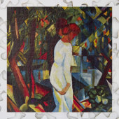 Paar in de Bossen van August Macke,  kunst Legpuzzel