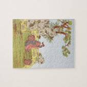 Paar in een Chinese tuin, van 'Ornaments of Chi' Legpuzzel (Horizontaal)