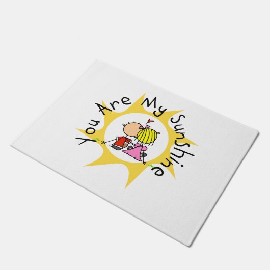 Paar in liefde Je bent mijn zonnige deurmat (Schuin)