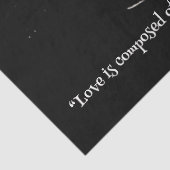 Paar in Liefde Tissue Paper Tissuepapier (Detail)