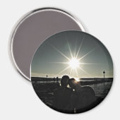 Paar in Love Cape Cod Photo Magnet Magneet (Voorkant / Achterkant)