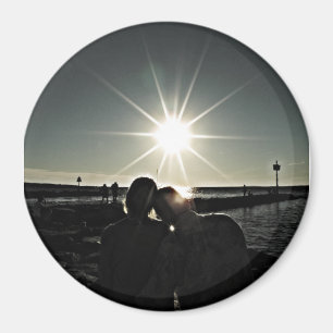 Paar in Love Cape Cod Photo Magnet Magneet