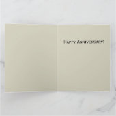  paar in Rozen met liefdesweddenschappen Kaart (Binnen)