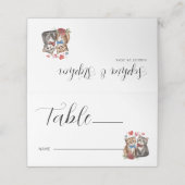 Paar Katten in Liefde (Buitenkant ongevouwen)