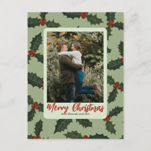 Paar Kerstmis foto Briefkaart