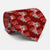 Paar koalas met hartenboom stropdas (Opgerold)