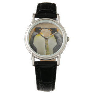 Paar koningspinguïns, Falklandeilanden Horloge