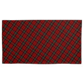 Paar Kussensloop Hoesjes - Rood Tartan (Voorkant-Links)