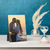 Paar liefde hart foto namen fotoplaat (Zijkant)