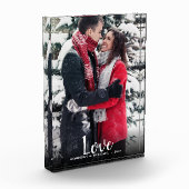 Paar Liefde script tekst overlay aangepaste foto (Links)