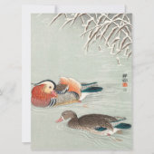 Paar Mandarin Duck Design | Ideale cadeaus (Voorkant)