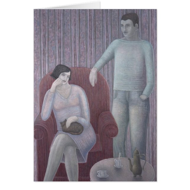 Paar met kat 2008 (Voorkant)