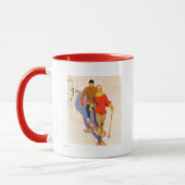 Paar met sneeuwschoenen van McClelland Barclay Mok (Links)