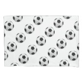 Paar met standaardgrootte piloten/Voetbal Kussensloop (Voorkant-Links)