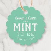 Paar Mint Om Te Trouwen Favoriet Label (Voorkant)