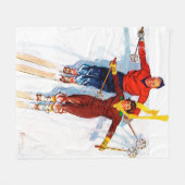 Paar neerwaartse sloop fleece deken (Voorkant (Horizontaal))