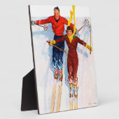 Paar neerwaartse sloop fotoplaat (Zijkant)