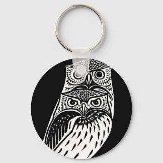 Paar of Owls Sleutelhanger