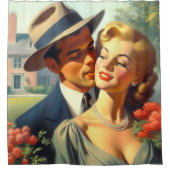  Paar Olieverfschilderij Douchegordijn (Voorkant)