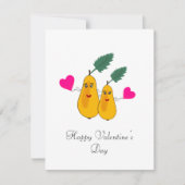 Paar peren feestdagenkaart (Voorkant)