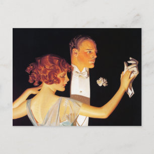 Paar, Pijlstaren en shirten voor Dress, 1923 Briefkaart