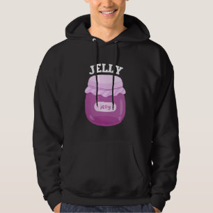 Paar Pindakaas en Jelly Matching Kostuum Ha Hoodie