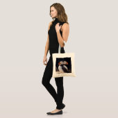Paar Puffins Foto Tote Bag (Voorkant (model))