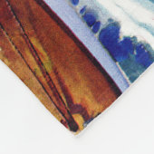 Paar Sailing door R.J. Cavaliere Fleece Deken (Hoek)