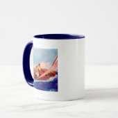 Paar Sailing door R.J. Cavaliere Mok (Voorkant links)