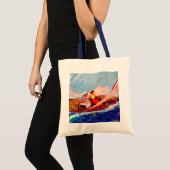 Paar Sailing door R.J. Cavaliere Tote Bag (Voorkant (product))