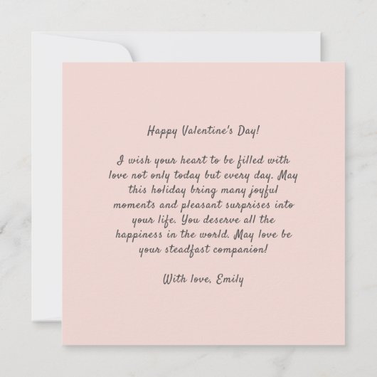 Paar schattige leeuwen Valentijnsdag Feestdagenkaart (Achterkant)