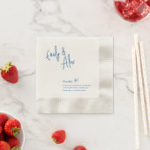 Paar Script Leuke Feiten Bruiloft Servetten (Insitu)