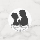 Paar Valentijn Confetti (Kleine voorkant)