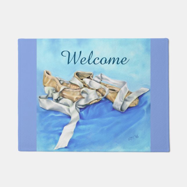 Paar van balletschoeisel Deurklep Deurmat (Voorkant)