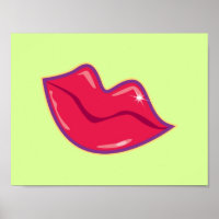 Paar van Cherry Red Lips