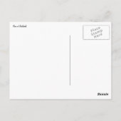 Paar van Daffodils Roze en Gele Lentbloemen Briefkaart (Achterkant)