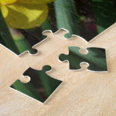 Paar van Daffodils Roze en Gele Lentbloemen Legpuzzel (Zijkant)