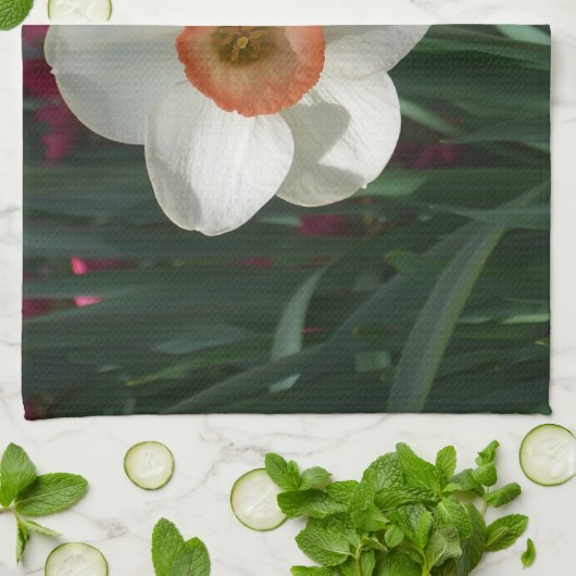 Paar van Daffodils Theedoek (Gevouwen)