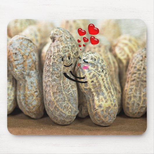 Paar van de pinda's Love Muismat (Voorkant)
