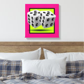 Paar van Dice Canvas Afdruk (Insitu (Slaapkamer))