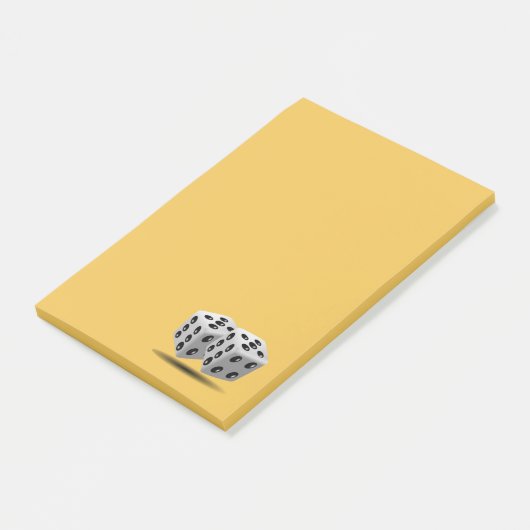 Paar van Dice Post-it® Notes (Schuin)