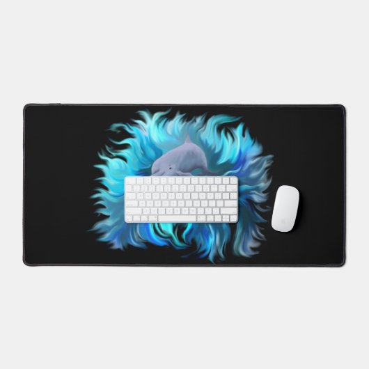 Paar van dolfijnen bureaumat (Keyboard & Muis)