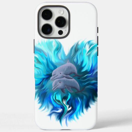 Paar van dolfijnen Case-Mate iPhone case (Achterkant)