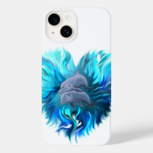 Paar van dolfijnen Case-Mate iPhone 14 hoesje