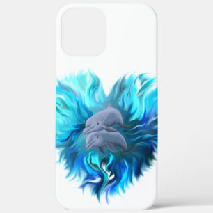 Paar van dolfijnen iPhone 12 pro max hoesje
