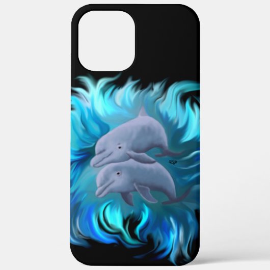 Paar van dolfijnen Case-Mate iPhone case (Achterkant)