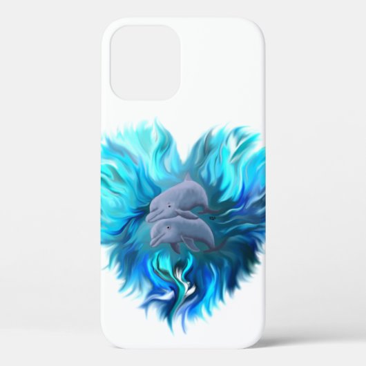 Paar van dolfijnen Case-Mate iPhone case (Achterkant)